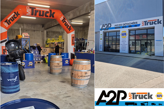 LE MP TRUCK A2P OUVRE UN NOUVEAU SITE